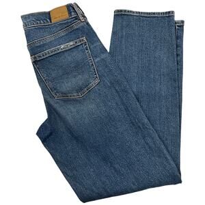 American Eagle Women's STRIGID 00R Denim Jeans Super High Rise Baggy Straight